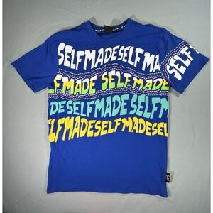 Switch Self Made Short Sleeve Blue T-shirt Mens Large Limited Edition